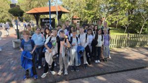 Klassenfoto 6d im Ort